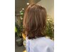 【M】前髪Dry Haircut！+ベーシック全頭艶カラー+しっかり後処理Tr ¥13,200