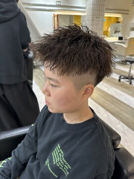 ルースト 京都河原町店(ROOST) ツイストパーマツイストメンズショートショートスタイル