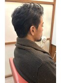メンズ　ワイルドなサイドバックスタイル