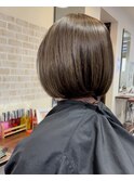 石橋阪大前/白髪ぼかしハイライト/白髪染めを使わないカラー