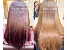 ［綺麗な髪だね］って最後に言われたのはいつですか？,,,misherryは髪を傷ませません。
