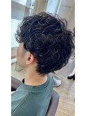 メンズ　カット　パーマ
