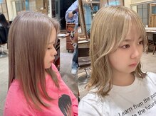 レイヤーカットで動きを♪ハイトーンカラーで叶う＊お洒落でワンランクの上の女の子に★【町田/ブリーチ】