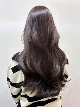 ミレバイジェニー (mirae by geny) 少しピンクが入った チョコレートブラウン r