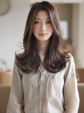 アルトリスト(Altruist Aging×HAIR&SPA) ★ダークアッシュ大人ガーリーボブ着物ミディアムレイヤーカット