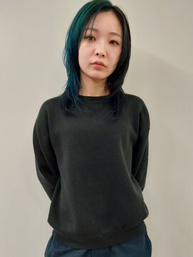 ブリスト(BRIST) セミロング×デザインカラー