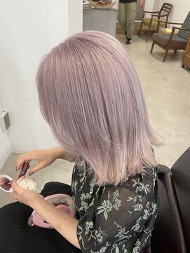 ノートエートル 西金沢(Nought etre) ピンクラベンダーカラー10代20代30代ペールカラー