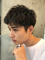 スパイキーショートビジネスショートフェードツイストスパイラル