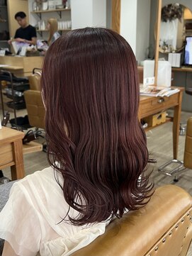 メアリー バイ メリー(marry by merry) 【立町メアリーバイメリー】ピンクブラウン×ウェーブ