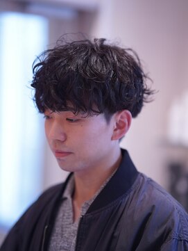 アレアル 広島並木通り店(ALEAR) メンズマッシュ/シャドウパーマ/スパイラルパーマ