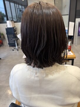 アチーブリス(achieve Liss) パーマ生かして外はねボブ