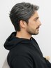 【脱白髪】メンズカット+白髪ぼかしハイライト+カラー+シルクトリートメント