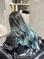 コスモス 町田(COSMOS)&nbsp;バレイヤージュカラー/ホワイトシルバー/シャドールーツ