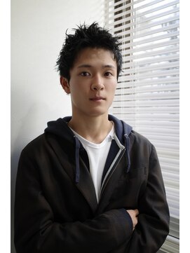 メンズカット　スパイキーショート