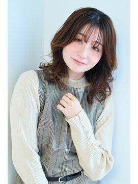 【UNIXみなとみらい】透明感レイヤーのナチュラルミディ