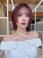 アフロート ディル(AFLOAT D'L)&nbsp;ミディアムレイヤーカットが大人気！小顔見せ似合わせカット