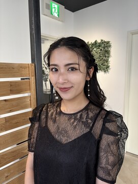 フリック 堺東店(FLICK) ヘアセット/パーマ風前髪/お呼ばれヘア/堺東