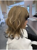 フォックスカラー！？エンドカラー×ミルクティーベージュ2月