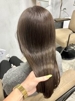 ヘアー アイス 御器所本店(HAIR ICI)&nbsp;20代30代40代大人可愛いブラウンカラー髪質改善トリートメント