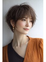ハーツ(Heart's)&nbsp;白髪ぼかし脱白髪染め大人ショート40代50代60代