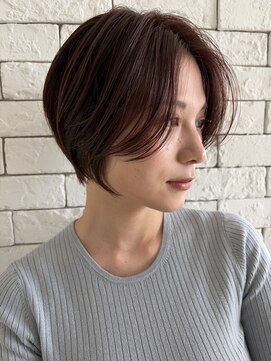 イル 天神大名店(ill) ショートヘア/大人ショート/ベージュカラー