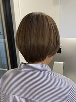 アコロン(acoron)&nbsp;柔らかショートボブ×ナチュラルブラウン　新宿美容室