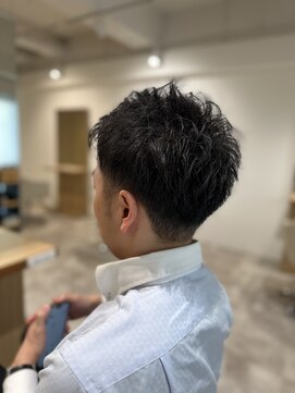 ソイクフ 四条大宮店(SOY-KUFU) フェードカットアップパングツーブロックマッシュフェード短髪