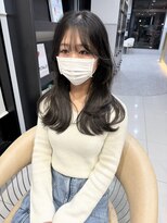 アース コアフュールボーテ 諏訪店(EARTH coiffure beaute)&nbsp;ナチュラルカラー_レイヤーカット_くびれ_シースルーバング