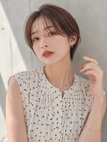 ノア 三宮店(NOA)&nbsp;【NOA】ハンサムショート×丸みくびれショート｜長め前髪