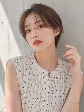 ノア 三宮店(NOA) 【NOA】ハンサムショート×丸みくびれショート｜長め前髪
