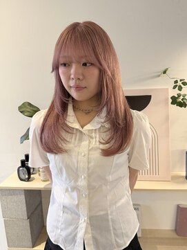 ニコフクオカヘアーメイク(NIKO Fukuoka Hair Make) 《NIKO》色落ちまでかわいい♪ピンクベージュカラー福岡天神