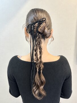 キャンバス バイ ネオリーブ 横浜西口(Canvas by neo.) 横浜 お呼ばれアレンジ リボンアレンジ カチモリ
