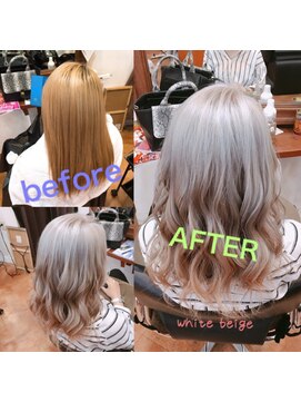 カルフール ロコ 草加西口店(Carrefour LOCO) 夏までに真っ白ホワイトベージュ