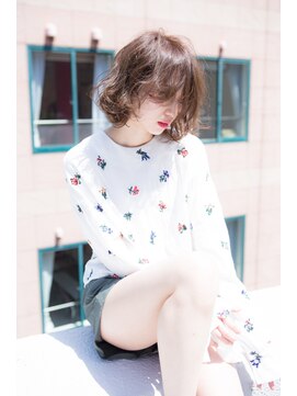 ディ シェーレ 磯子本店(die schere) マッシュウルフ×デザインカラー