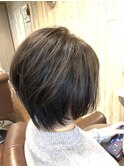 骨格矯正 ショートボブ