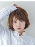 小顔&ひし形シルエット美髪耳かけイメチェン前髪パーマ
