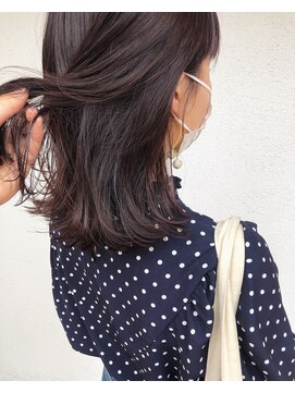 シェノン 梅田(CHAINON) くびれミディ×ラベンダーカラー×ハイライトカラー