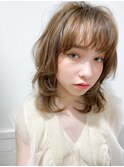 たっぷりハイライト　トレンドナチュラルウルフ