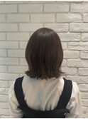 オフィスヘア/エアリーミディ/ショートパーマ/銀座