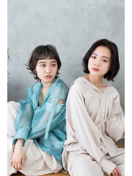 トティア 梅田(Totia) 【Totia梅田】オン眉ショート＆春パーマ