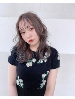 スーリール 姪浜店(Sourire)&nbsp;グレージュ×韓国風ゆる巻き【sourire 神田】