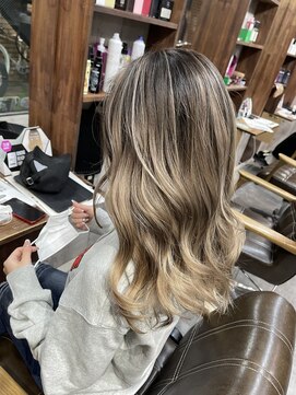 ラフ(LAFF) #黒髪#ボブルフ#ネビージュ#小顔#ワンレン