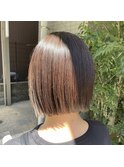 切りっぱなしボブ