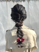 お呼ばれヘアセット！編み下ろし☆