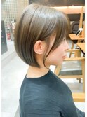 丸みショートボブ
