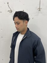 ウェルネス(Wellness)&nbsp;ハイライト波巻きマッシュアップバング束感ショート105