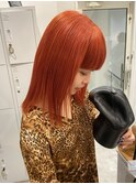 ブリーチオレンジレッド