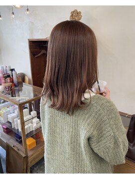 スロウ(sloe) ワンカラーでピンクベージュ