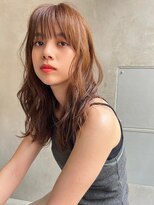 エース (ACE)&nbsp;ACE 横浜　マロンブラウン×パーマ風巻き髪