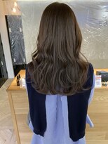 ローレンジウ(LOREN JU)&nbsp;透明感髪質改善ベージュダブルカラーミルクティーグレージュ